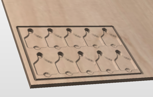 Large Ritchey Ear Tag Jig (10) AP SN1812