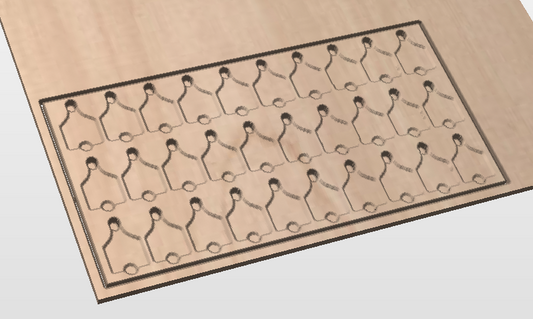 Large Ritchey Ear Tag Jig (30) xTool P3